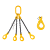 Chain Sling G80 4-leg with Safety Hooks