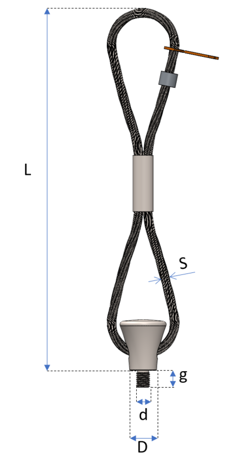 Goliath Lifting Loop drawing Goliath Lifting Loop drawing