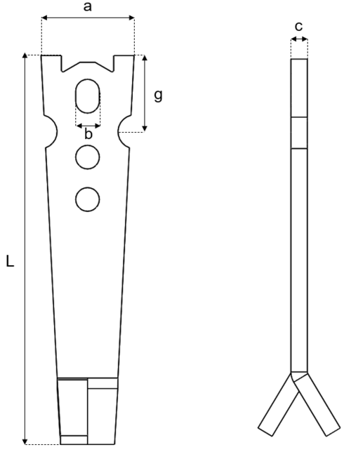 STA-SA Universal and Erection Anchor Conical drawing