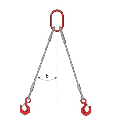 Wire Rope Sling - Two Leg - Certex Poland