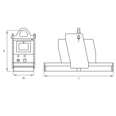 Lifting Magnet BM drawing